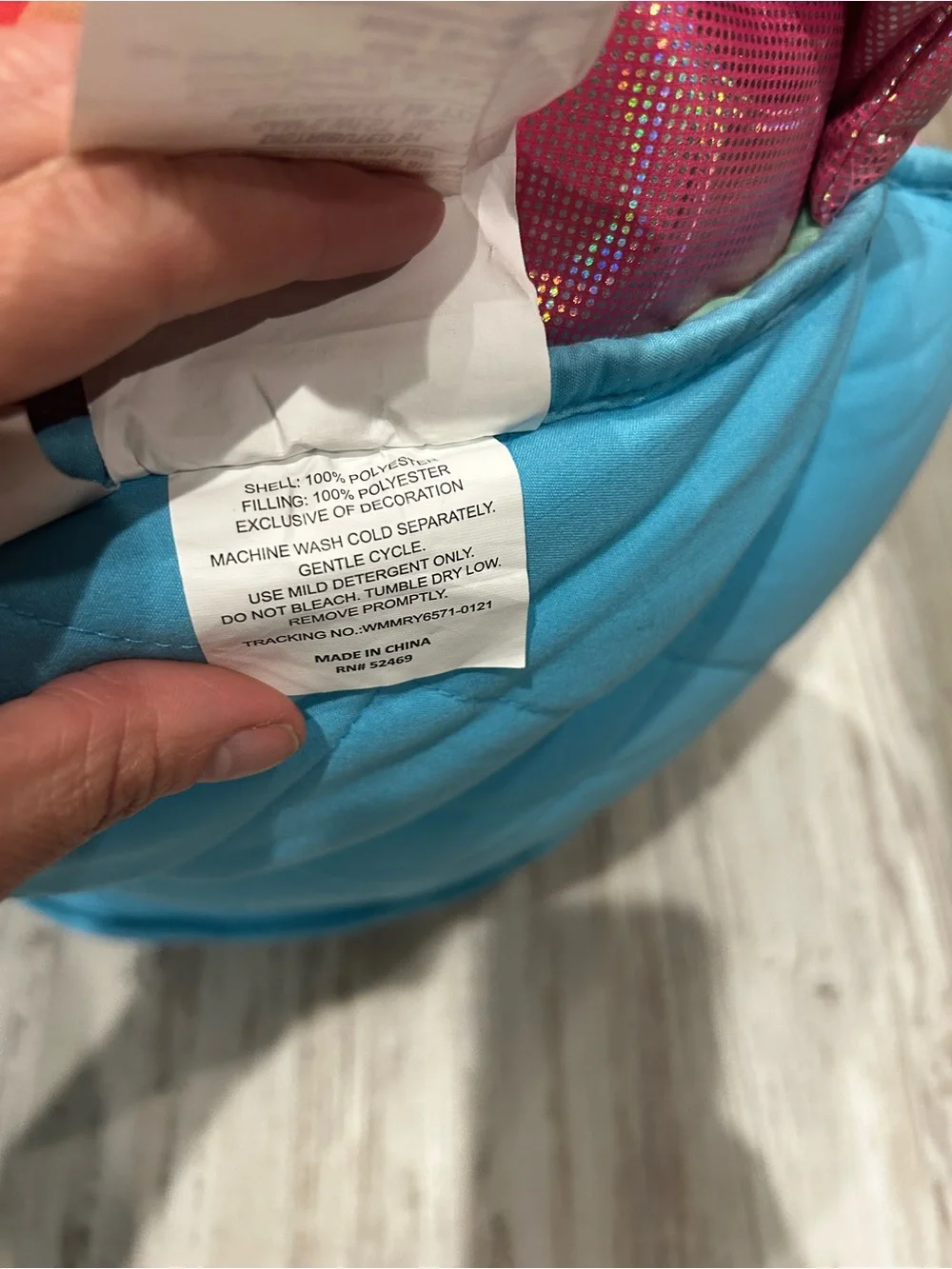 Kids Mermaid Sleeping Bag - Teal & Pink